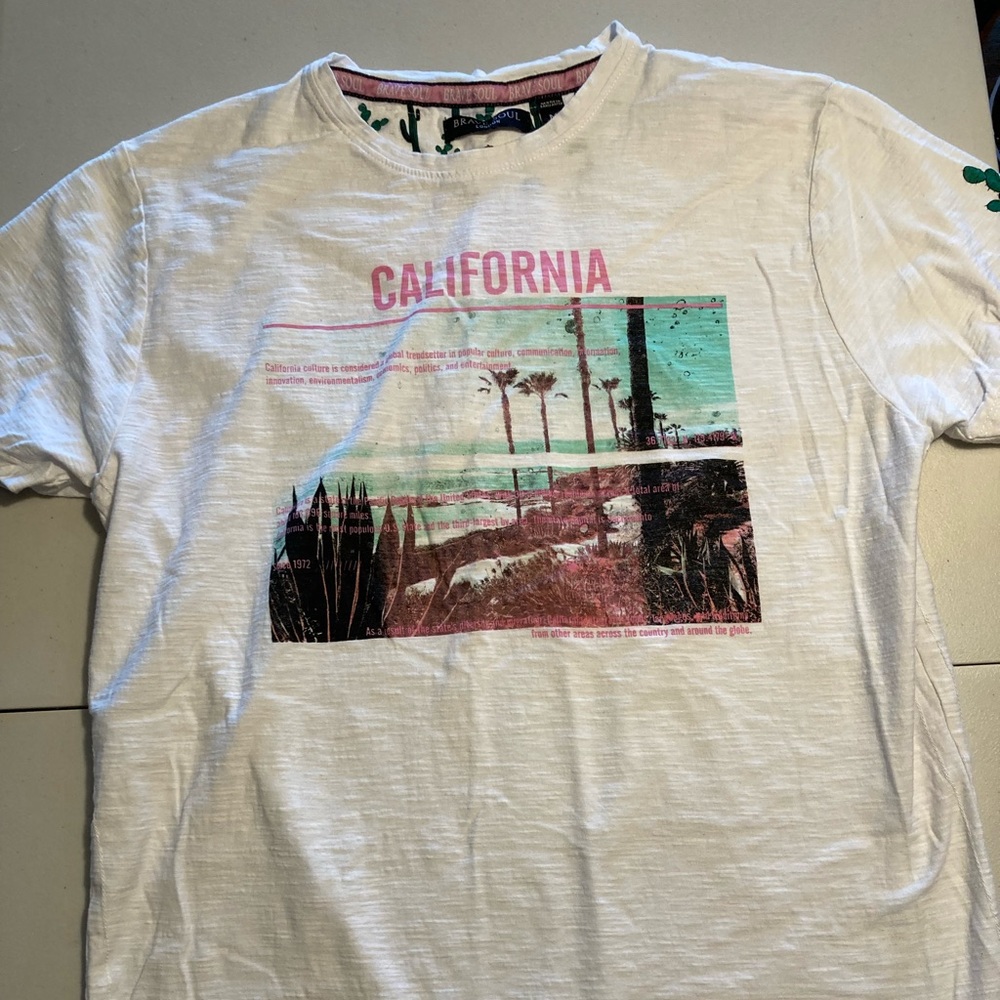 Brave Souls “CALIFORNIA” t-shirt…men’s medium…excellent condition